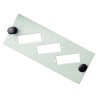 Module à équiper pour 3 raccords SC duplex/LC quad - Gris pour BOXOPTIC/COFOPTIC