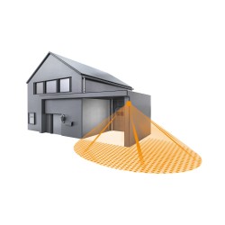 Détecteur de mouvement IS 240 Noir portée 12 m