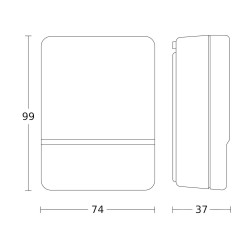 Interrupteur crépusculaire NightMatic 2000 Noir