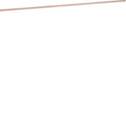 Barre Cu 12X6 taraudée M5 longueur 245 mm