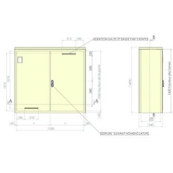 Abri de comptage type 1