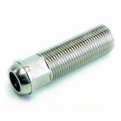 Douille longue nickelée mâle à visser à joint sphéro conique 3/4 L70mm