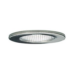 Encastr. Meuble Verre structuré max.20W 12V G4 66mm Chrome/Tôle d'acier/Verre