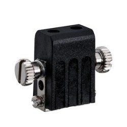 Syst.Câble L&E Tête de spot pour câbles Socket max.1x50W GX5,3 Noir 12V Métal