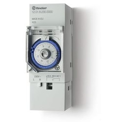 Horloge journalière mécanique 1 inverseur 16A 230V AC, avec réserve de marche