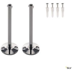 TENSEO, renvois plafond, intérieur, pour câble tendu T.B.T, chrome, 2 pièces