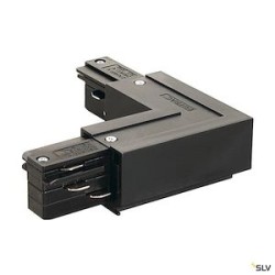 EUTRAC connecteur 90°, terre extérieure, noir