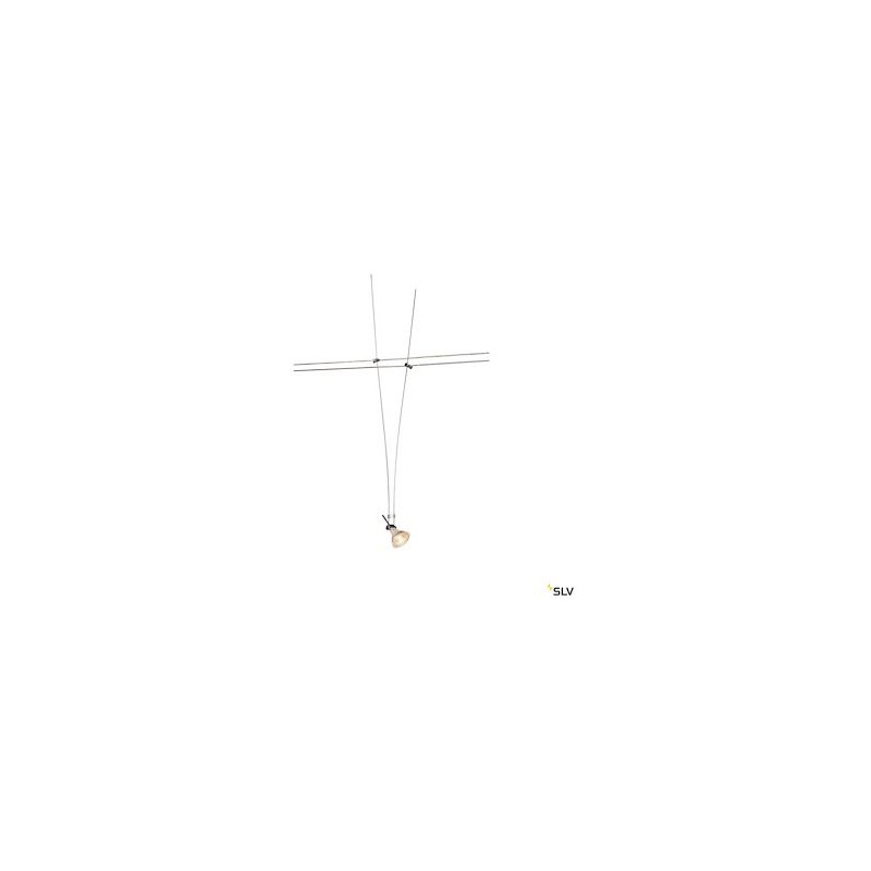 ASMARA, spot pour câble tendu, MR16, 60cm, chrome