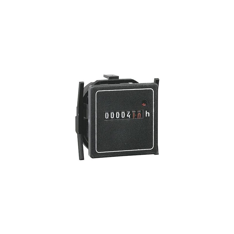 Compteur horaire totalisateur 200V~ à 240V~ - 50Hz - 48x48mm