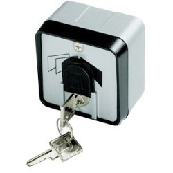 Sélecteur à clé pour l'extérieur applique