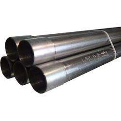 Tube fileté MRL 5557 en acier électrozingué D63 - 3m