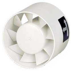 Ventilateur de conduit encastrable, 200 m3/h, D 118 mm
