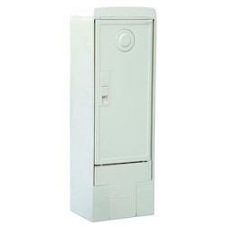 Borne simple S22 Mono/Tri+N A2/D2 - Triangle + Téléreport (sigle éclair)