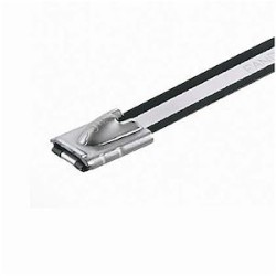 Collier MLTC inox 316 partiel. recouvert,521x7,9mm,Nylon 11 noir,1112N,Cdt:50