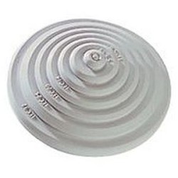 Embout étanche à gradin Plexo jusqu'à D25mm - gris RAL7035