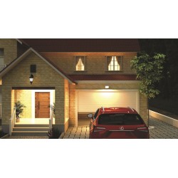 TWISTER 3 - Proj. Ext. IP65 IK08, gris, 90DEG LED intégré 100W 3000K 12000lm