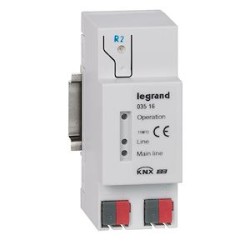 Coupleur de ligne - pour ligne BUS/KNX - 2 modules