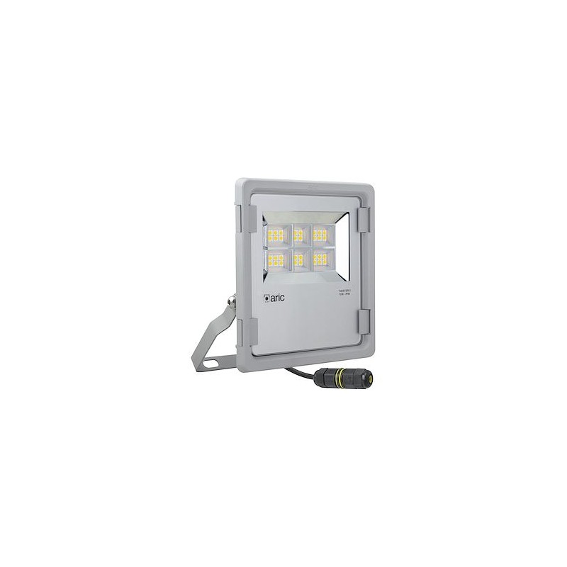 TWISTER 3 - Proj. Ext. IP65 IK08, gris, 90DEG LED intégré 70W 3000K 8400lm