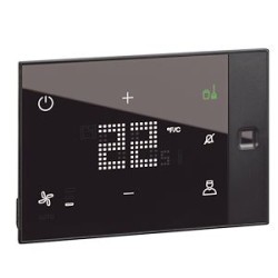 Thermostat tactile Ux One 230V chauffage et clim hôtel saillie personnalisable