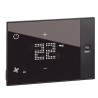 Thermostat tactile Ux One 230V chauffage et climatisation hôtel saillie - noir