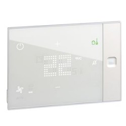 Thermostat hôtel Ux One saillie 24V avec services DND MUR - blanc