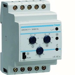 Thermostat modulaire 3 consignes chauffage eau chaude 230V