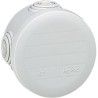 Boîte de dérivation ronde Plexo D70mm hauteur 45mm - gris RAL7035