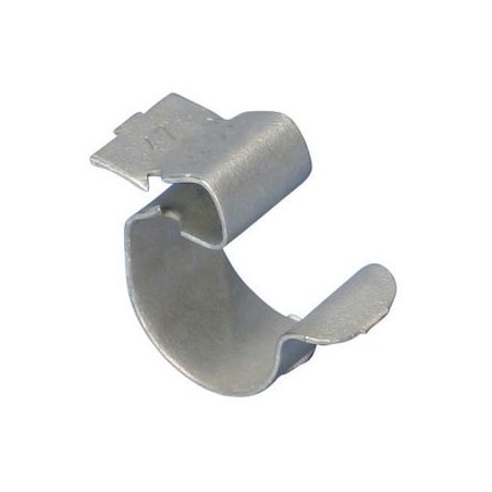 Clip bord de tôle épaisseur 2-4 mm D 19-24 mm en acier ressort