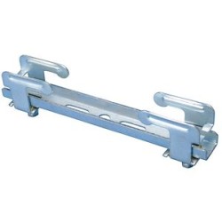 Accroche Tout pour poutre IPN ou IPE d'épaisseur 11 mm max L  400 mm