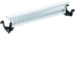 Goulotte de câblage horizontale h85mm l31mm 2 travées L500mm univers
