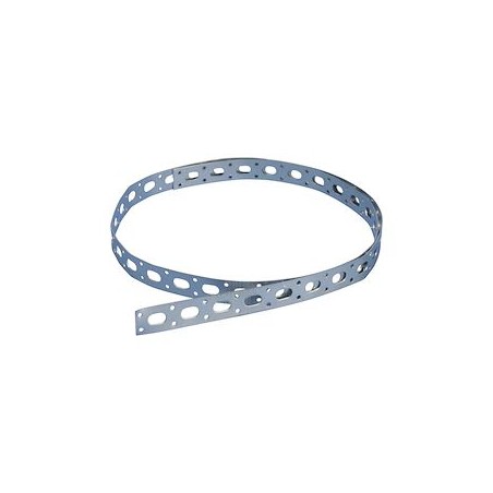 Bande perforée BP à bord droit, charge légère, 17 mm x 0,6 mm, 3 mm Trou