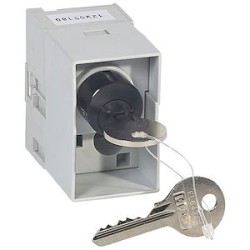 Serrure verrou DPX³630/DPX250 motorisé/commande rotative débro - 1 clé plate