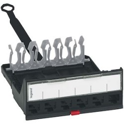 Cassette nue pour panneaux de brassage droits à équiper LCS³