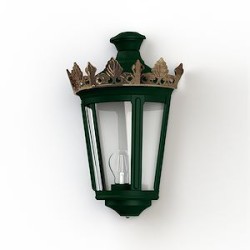 Applique Louvre N°4 E27 Vert Anglais 019