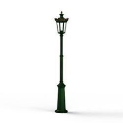Lampadaire Louvre N°9 E27 Vert Anglais 019