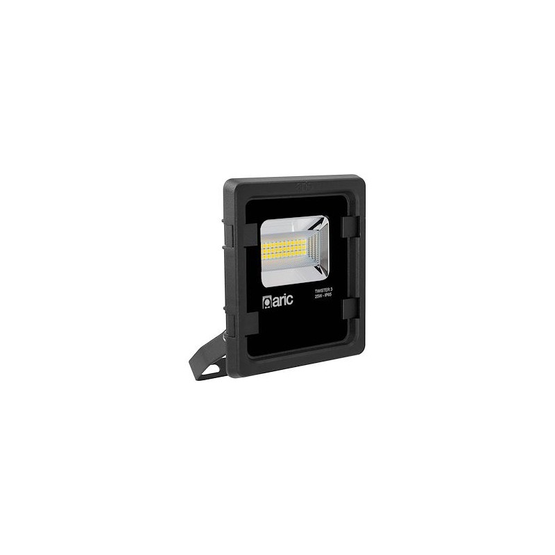TWISTER 3 - Proj. Ext. IP65 IK08, noir, 90DEG LED intégré 25W 3000K 3000lm