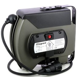 Enrouleur à rappel automatique - 10 m de câble 3G 1,5mm²