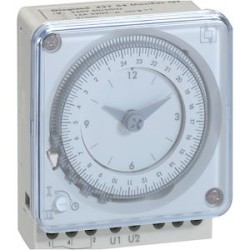 Inter horaire programmable analogique 72x72mm journalier - connexion à vis