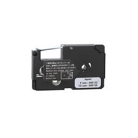 Recharge ruban blanc pour titreuse référence 004950 largeur 12mm