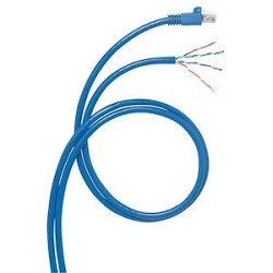 Cordon RJ45/dégainé - Cat.6 - pour boîte de distribution zone - U/UTP - L. 20 m