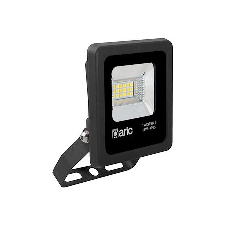 TWISTER 3 - Proj. Ext. IP65 IK08, noir, 90DEG LED intégré 12W 3000K 1450lm