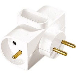 Tridis 2x16A+1x6A blanc EAN