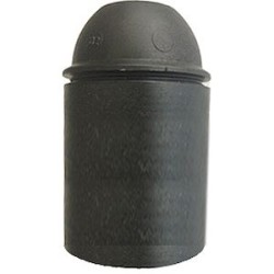 Douille E27 lisse noir M10 EAN