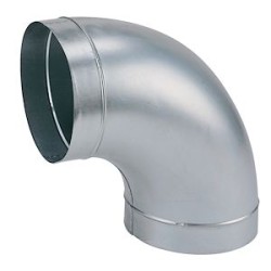 C 125/45 al - coude a 45 alu d125