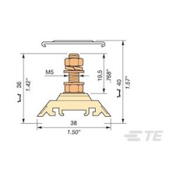H16/12.F5.2 Borne Liaison Beige