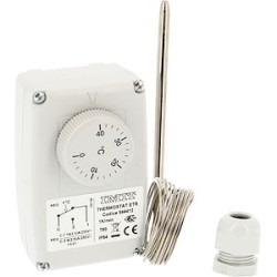 Th. Méca. IP54 0DEGC/+40DEGC Chaud/Froid sonde D6x119 mm / 0,9 m à bulbe