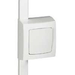 Cadre Appareillage saillie 1 poste pour moulure DLPlus épaisseur 20mm - blanc