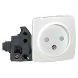 Prise de courant 2P Appareillage saillie composable - blanc