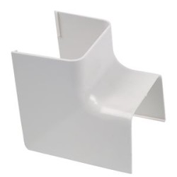 Coude 90 angle intérieur ivoire pour goulotte 80