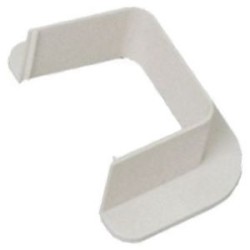 Rosace murale ivoire pour goulotte 80